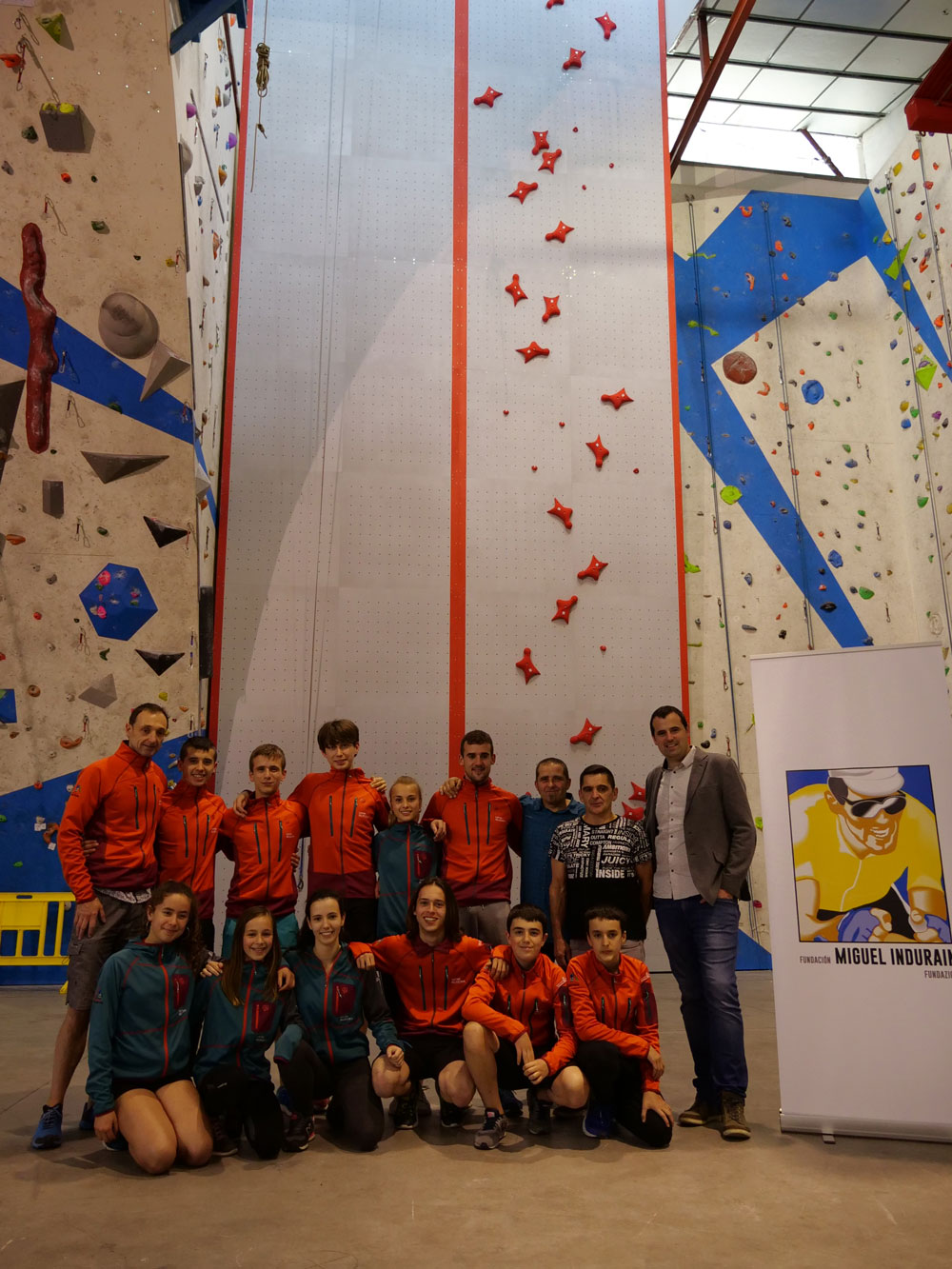 Se habilita en Navarra el primer muro de escalada de velocidad homologado en Espa&ntilde;a